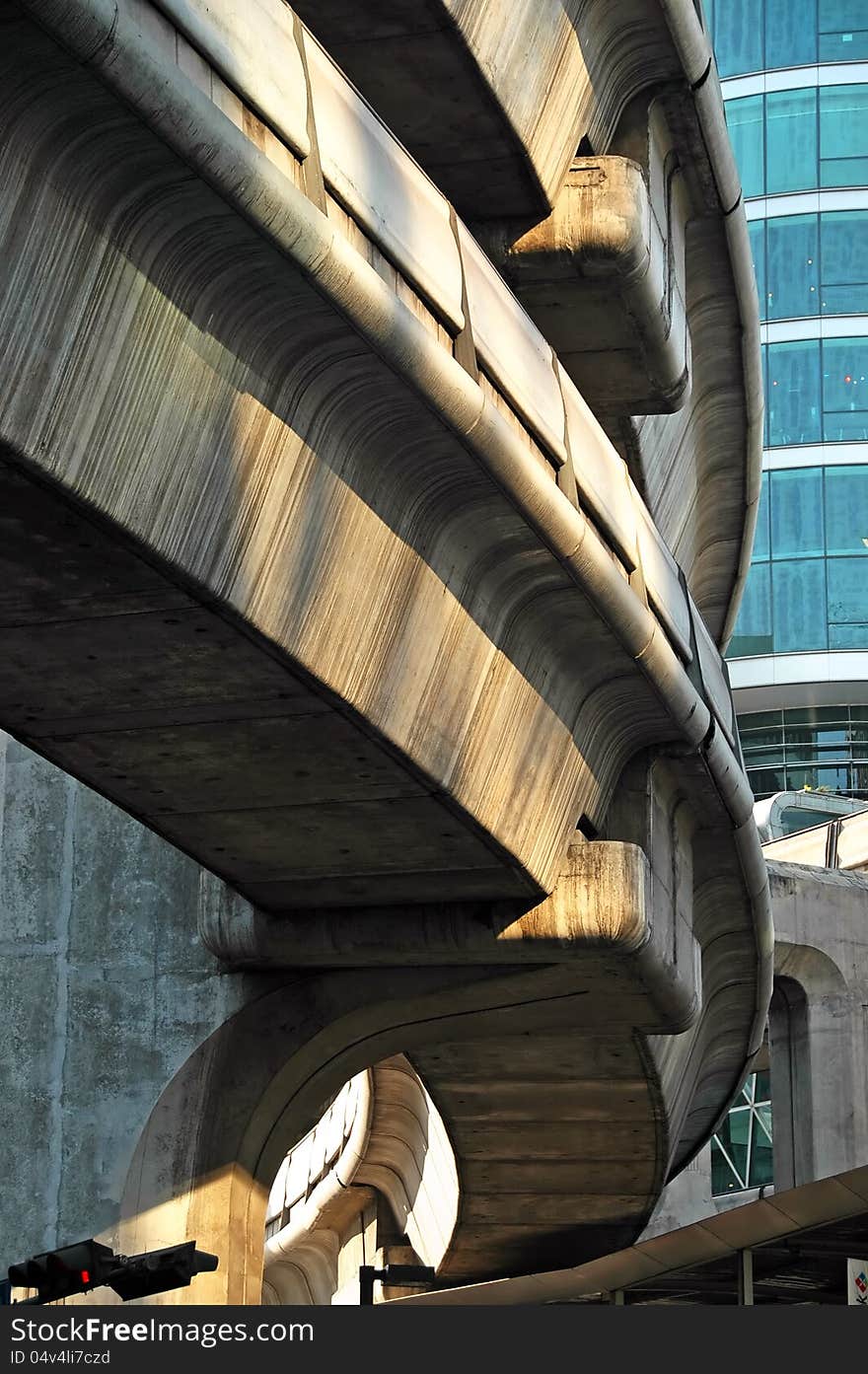 Bangkok BTS Skytrain Architecture, Thailand