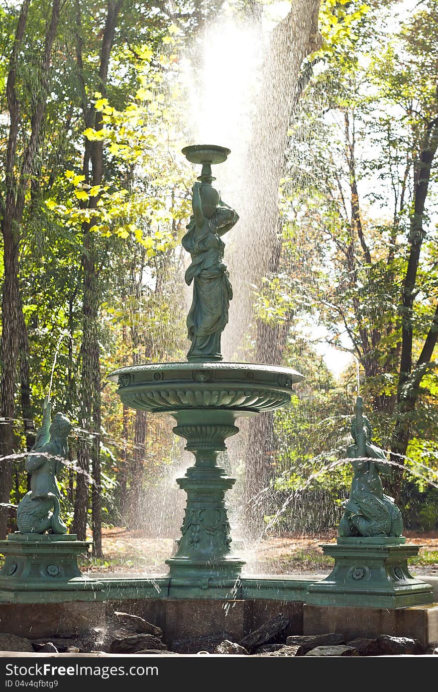 Fountain and beautiful fountains details