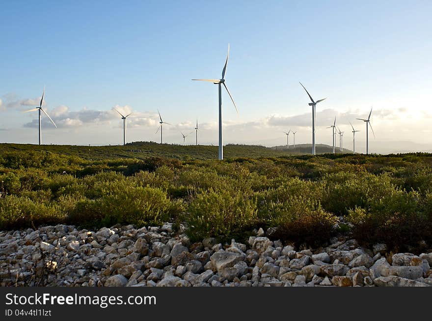 Wind energy park