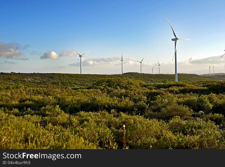 Wind energy park