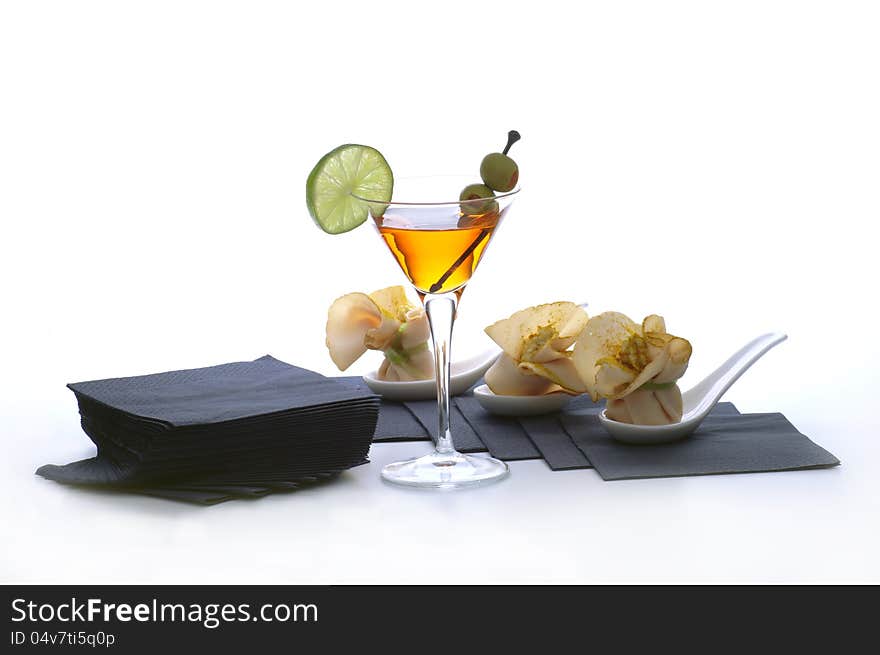 Aperitif with cocktail