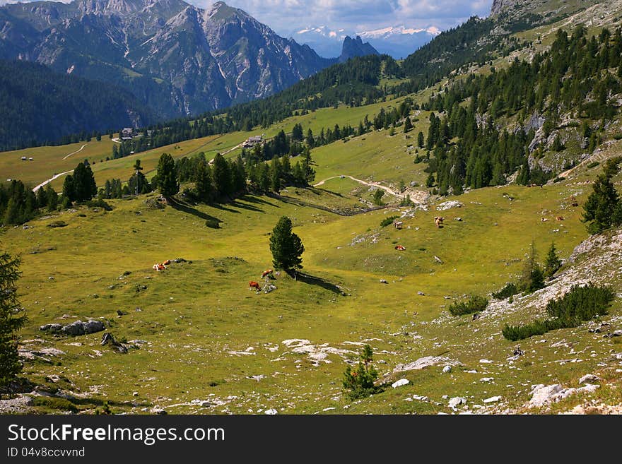 Val Pusteria, Dolomite  - Italy, Europe. Val Pusteria, Dolomite  - Italy, Europe