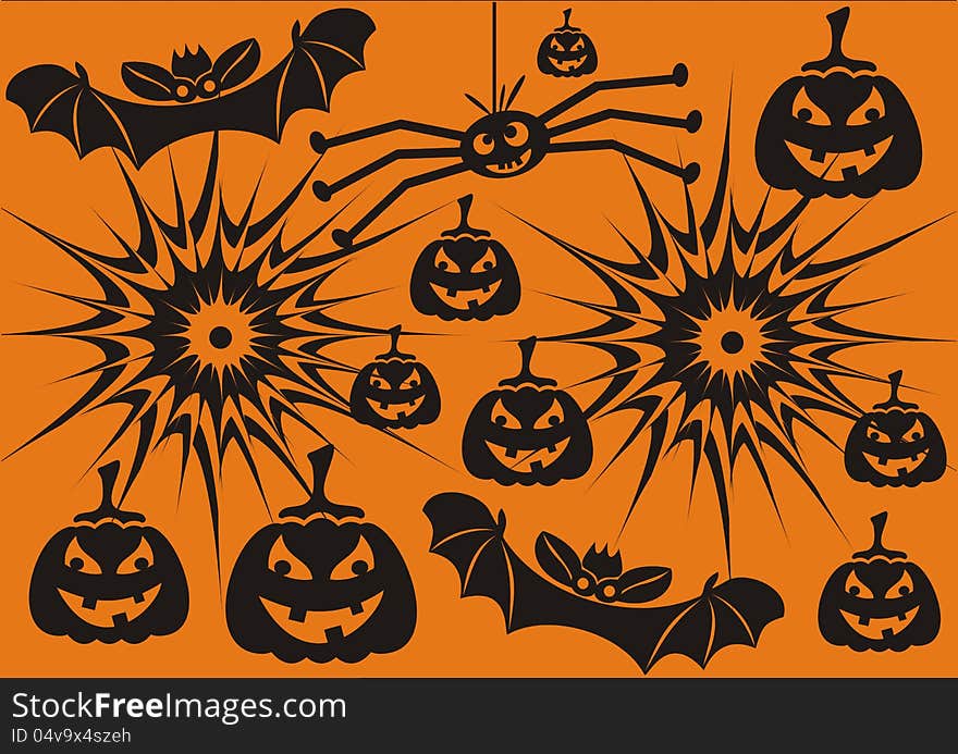 Hallowen symbols