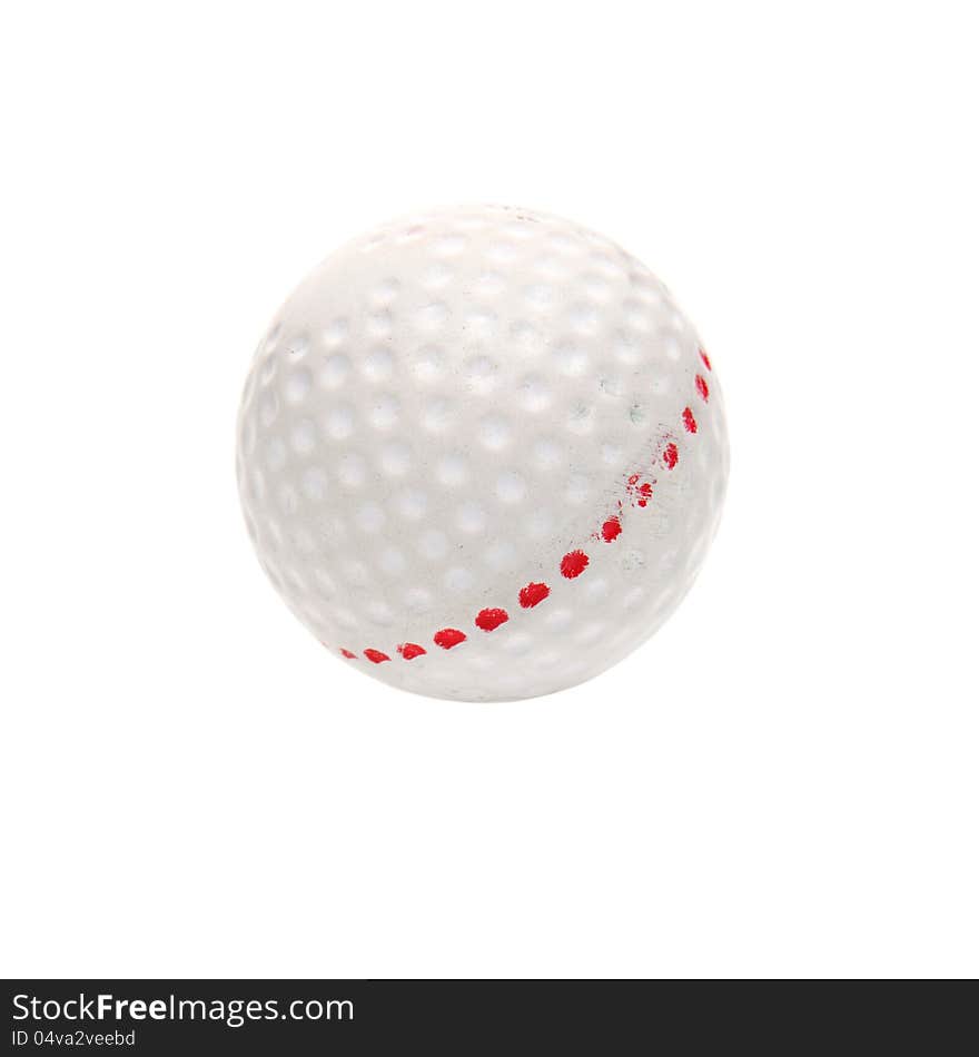 Golf Ball Isolated On White