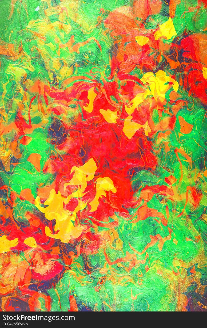 Mixed colors created by multi- exposing. Mixed colors created by multi- exposing