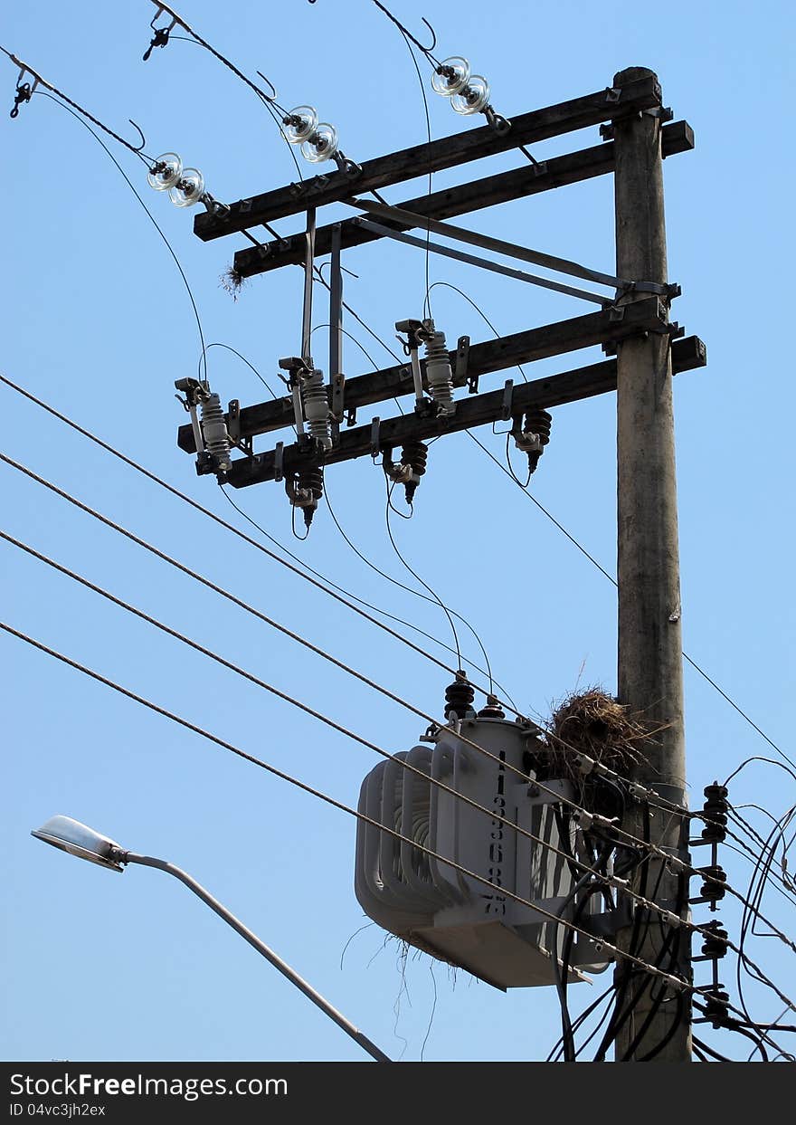 Tradicional Street Light post in South and Central America!