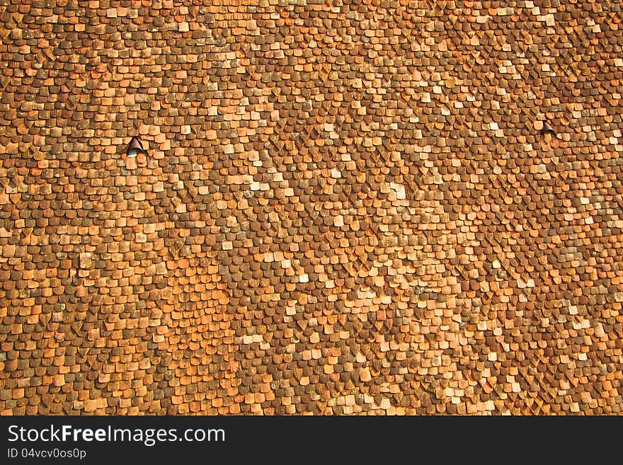 Traditional colored roof background texture. Traditional colored roof background texture