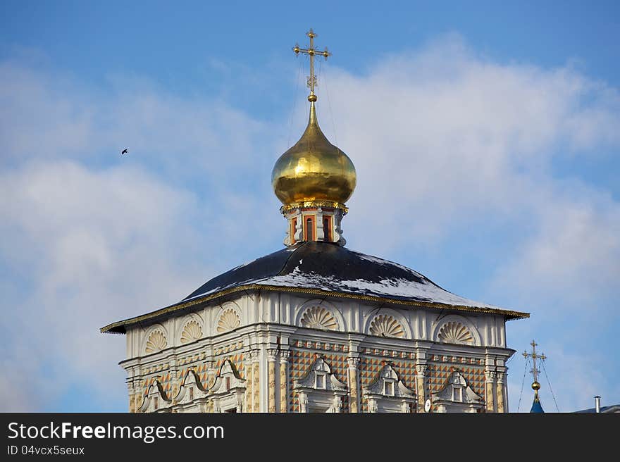 Orthodox churche in the Trinity Lavra St. Sergiu