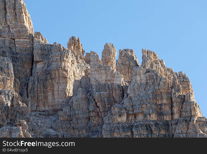 Mountain rock face in the alps. Mountain rock face in the alps