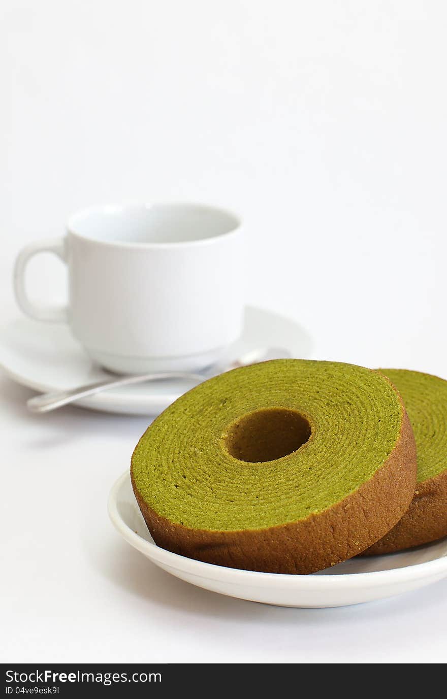 Sponge Cake, Green Tea