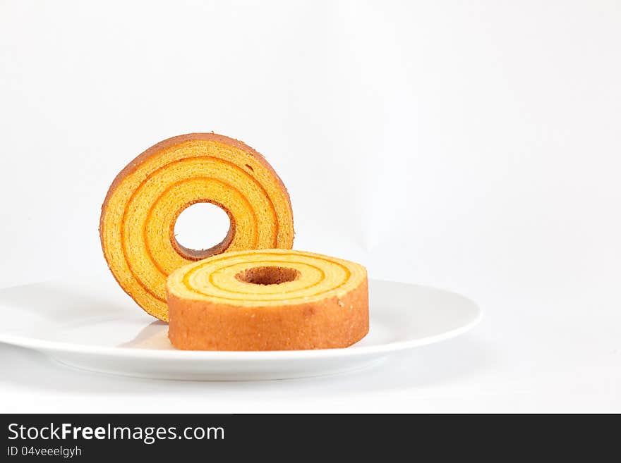 Sponge cake, orange