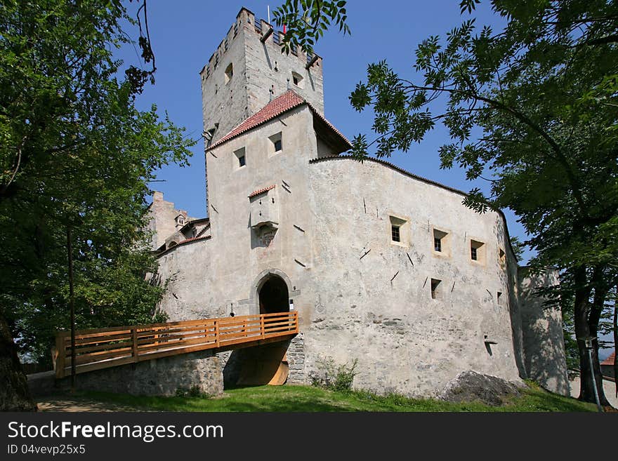 Brunico Castle. Brunico in South Tyrol - Italy. Brunico Castle. Brunico in South Tyrol - Italy