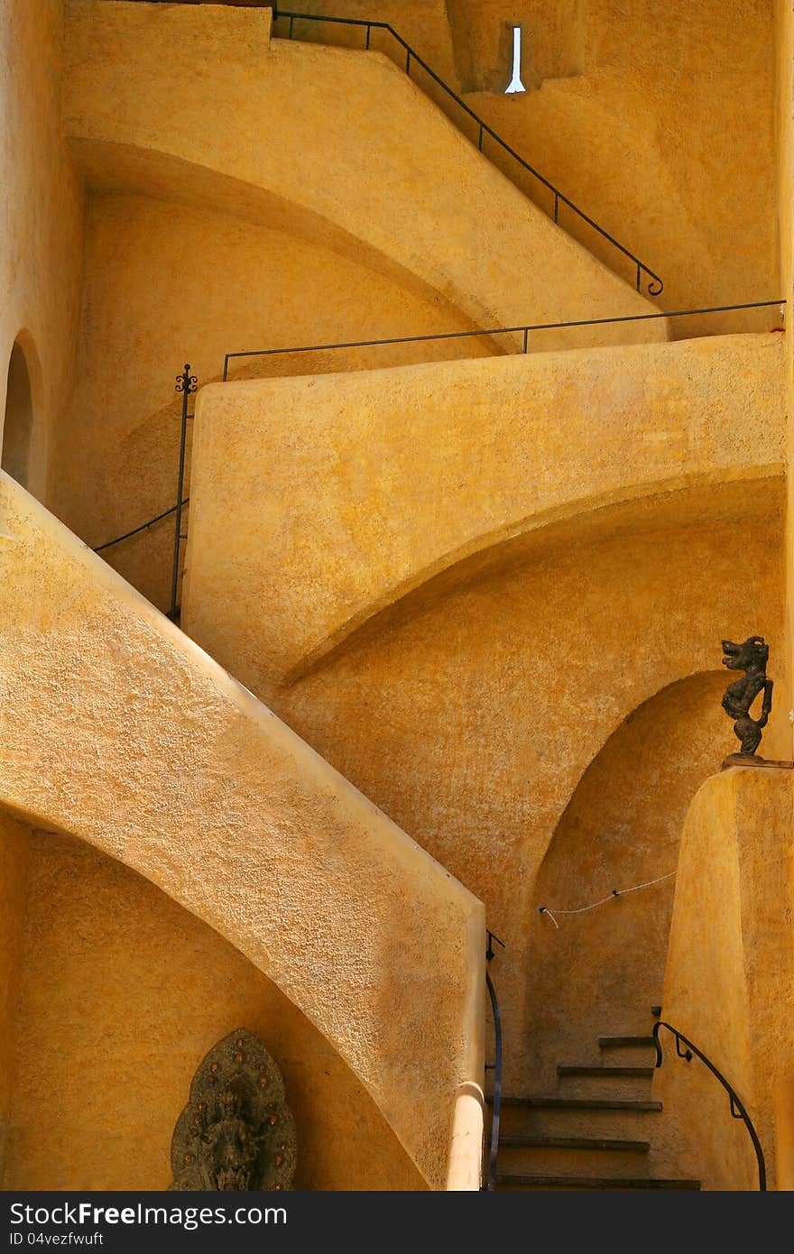 Brunico Castle, Detail. South Tyrol - Italy