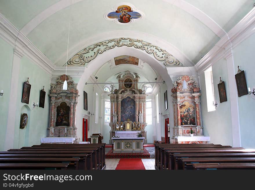 Church of Santa Katerina, Brunico, Italy