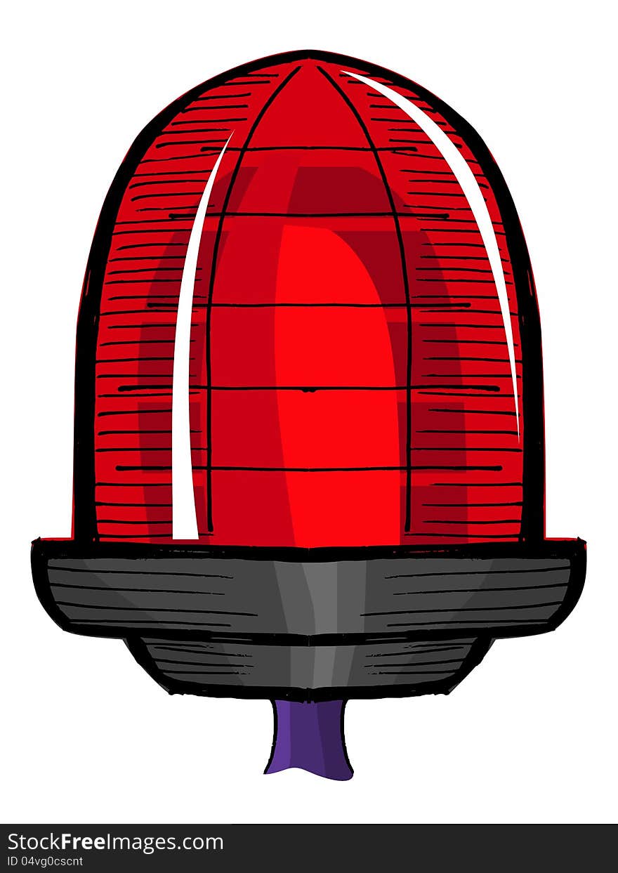 Red Signal Lamp