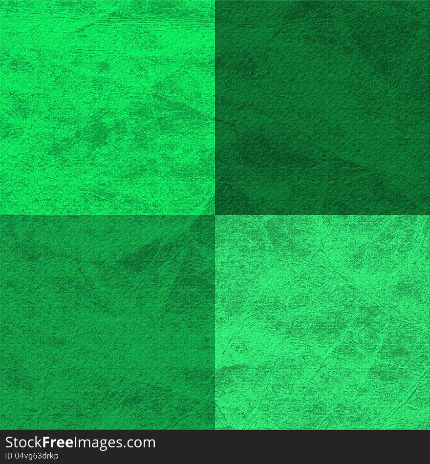 Abstract textured green paper or background