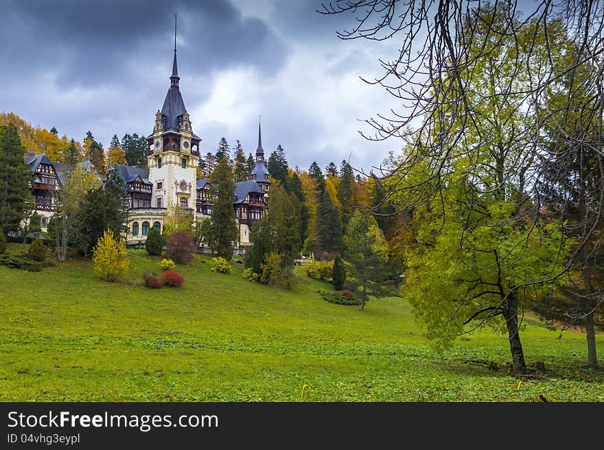 peles castle in transylvania