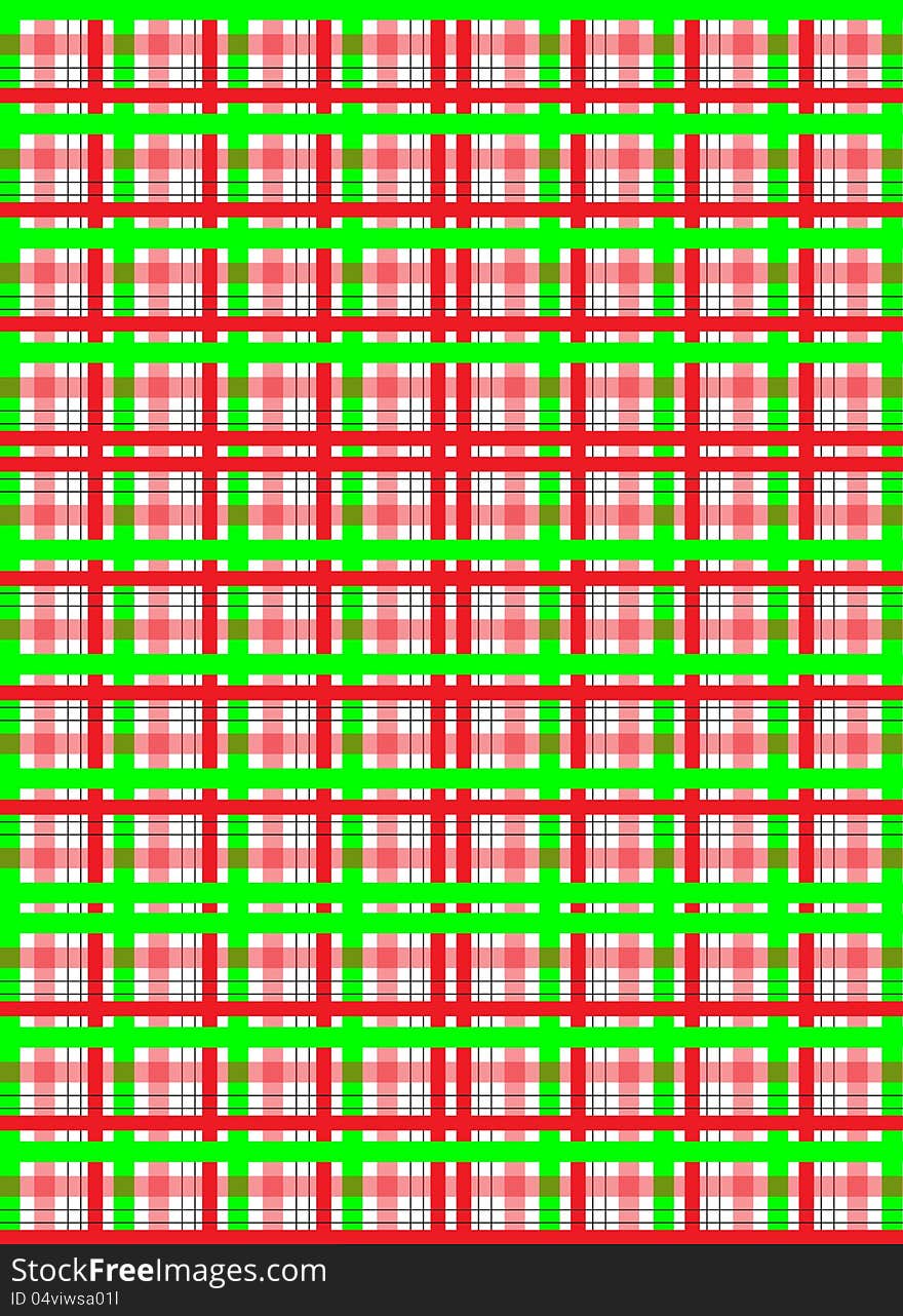 Green Red Pattern