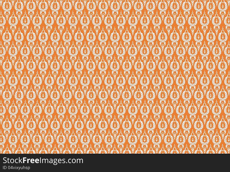 Seamless Damask wallpaper background (texture)