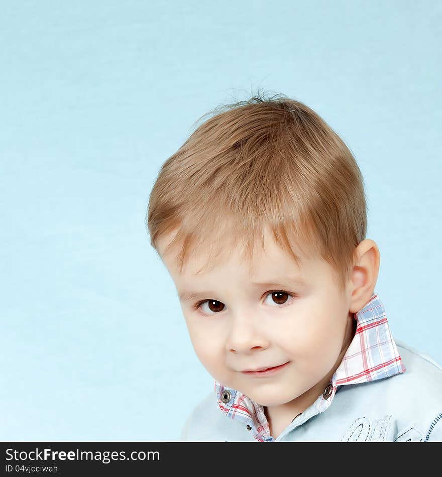 Little boy laughing enjoying life. Little boy laughing enjoying life