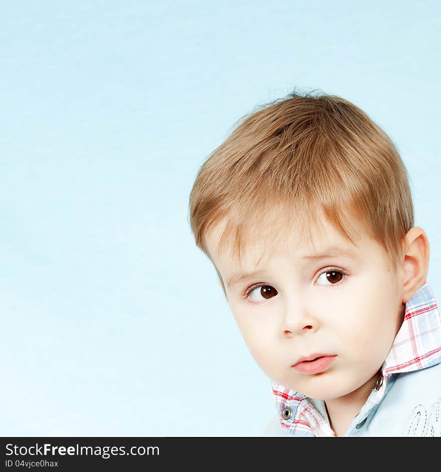 Photo of child in studio