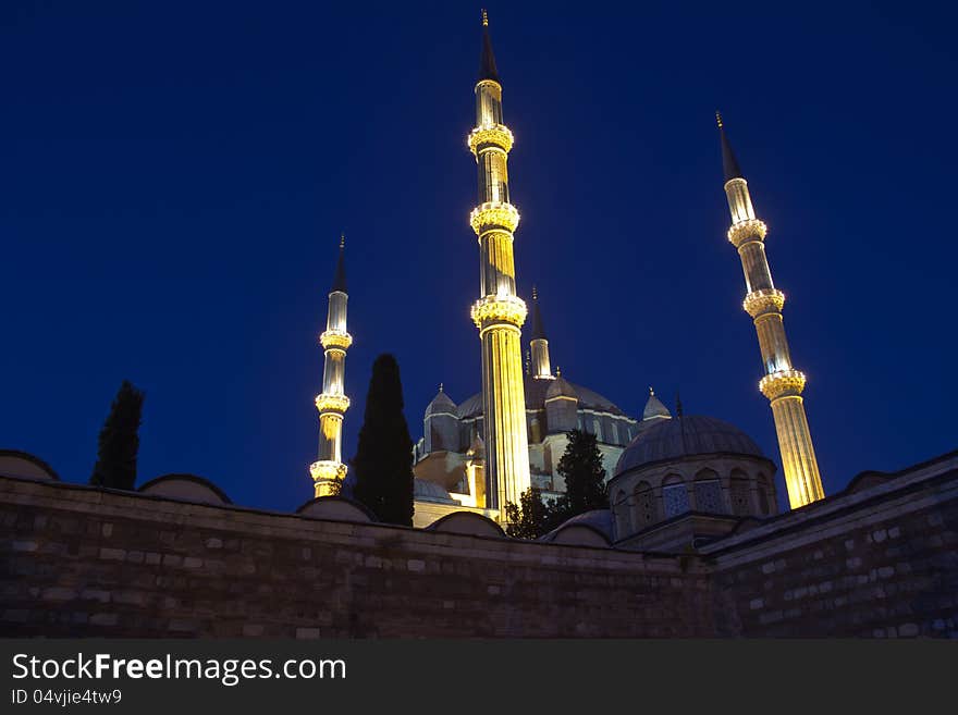 Selimiye Mosque, The UNESCO World Heritage Site Of The Selimiye Mosque, Built By Mimar Sinan, Edirne, Turkey