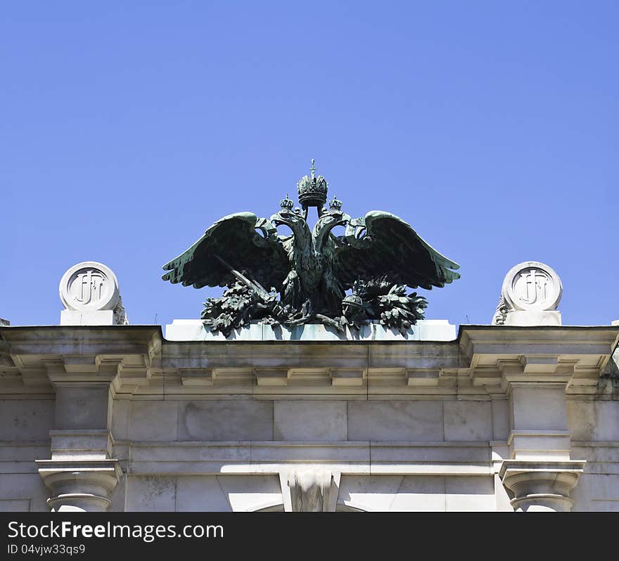 Double headed Eagle, Austrian Imperial palace ,Hofburg in vienna