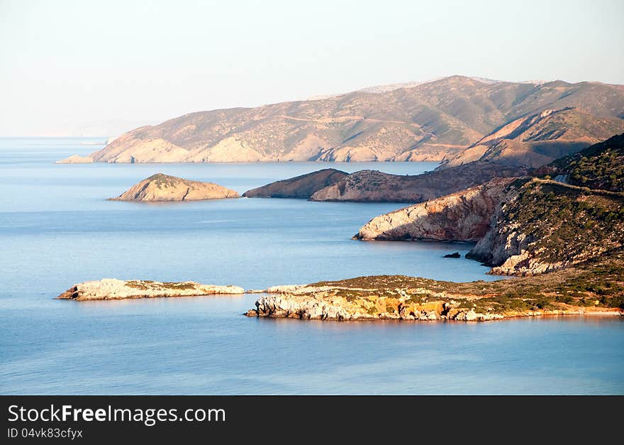 Beautiful landscape of Mediterranean sea