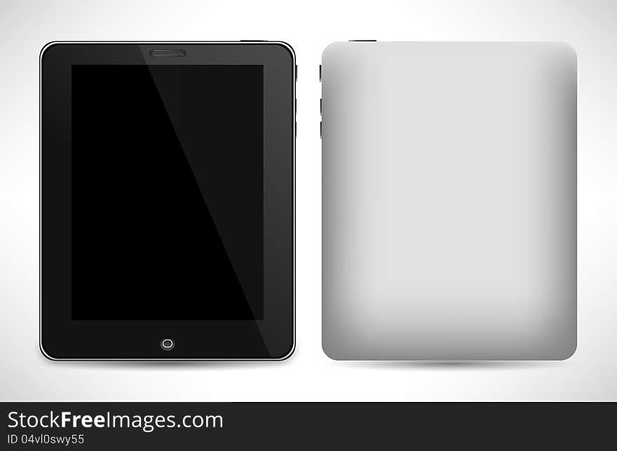 Realistic Tablet Pc Computer