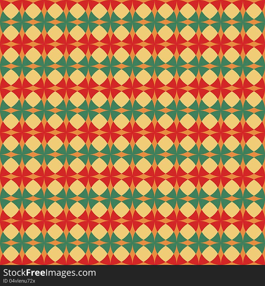 Colorful seamless pattern for greeting Package. Vector illustration.