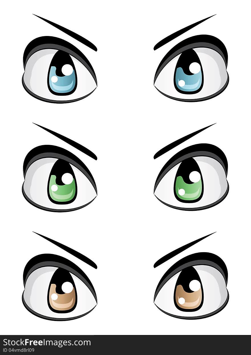 Male eyes