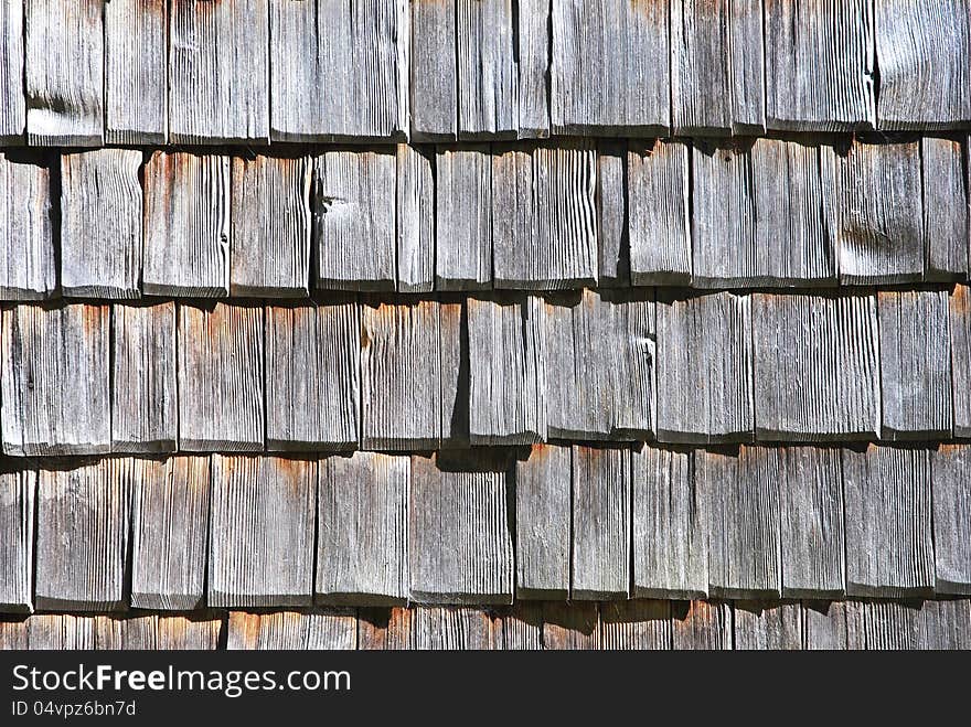 Front view to brown Old Wood texture