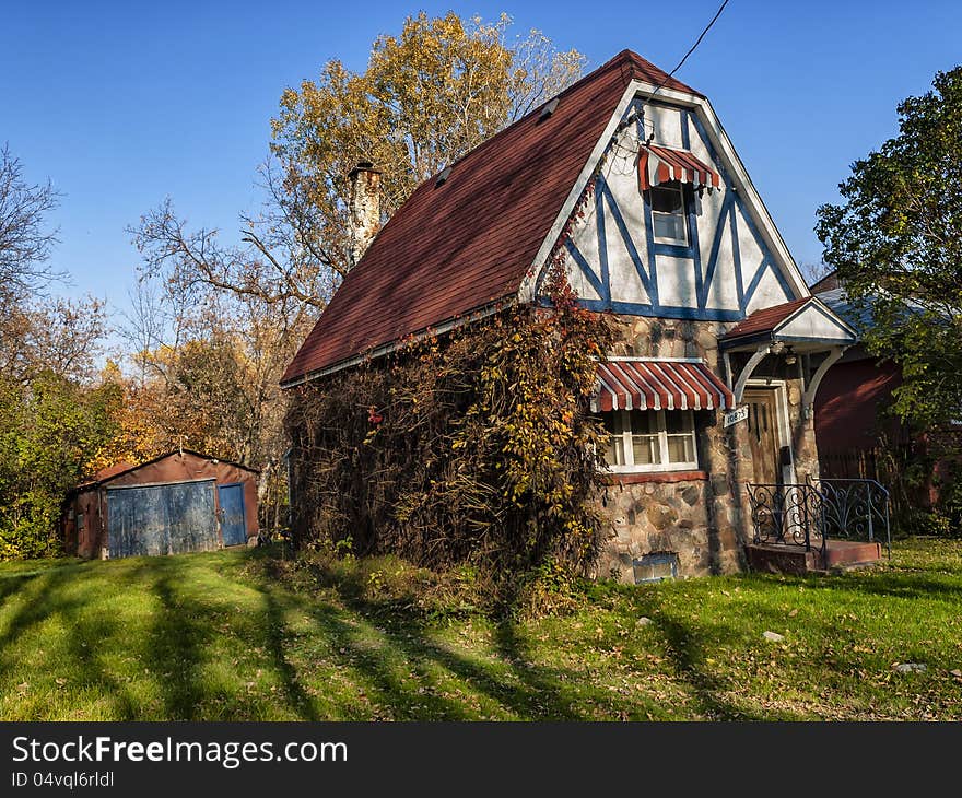 British-style house in Montreal Quebec. British-style house in Montreal Quebec