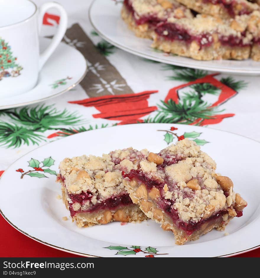 Cranberry Christmas Bars