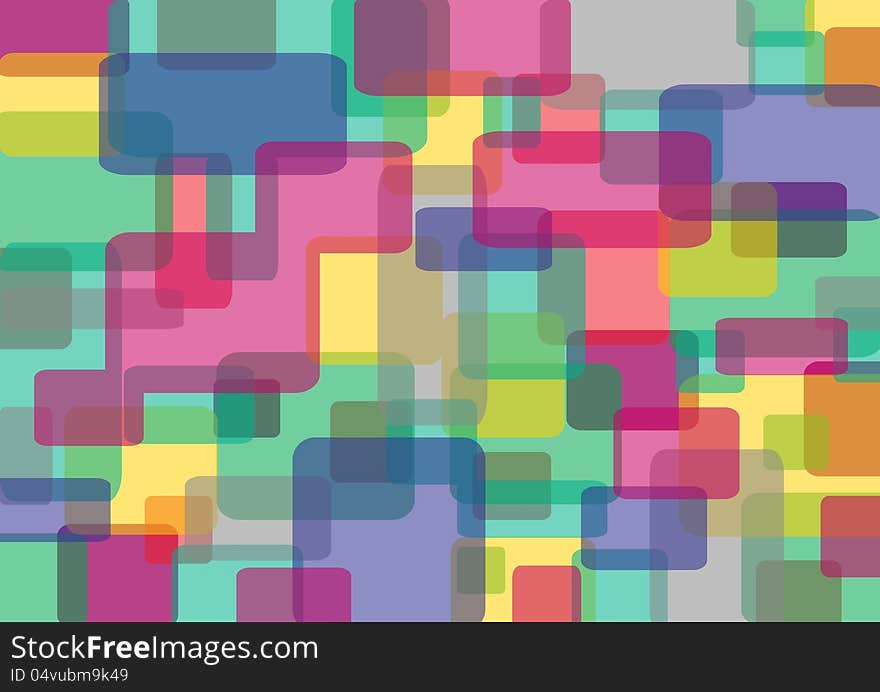 Multi color background with cubes. Multi color background with cubes.