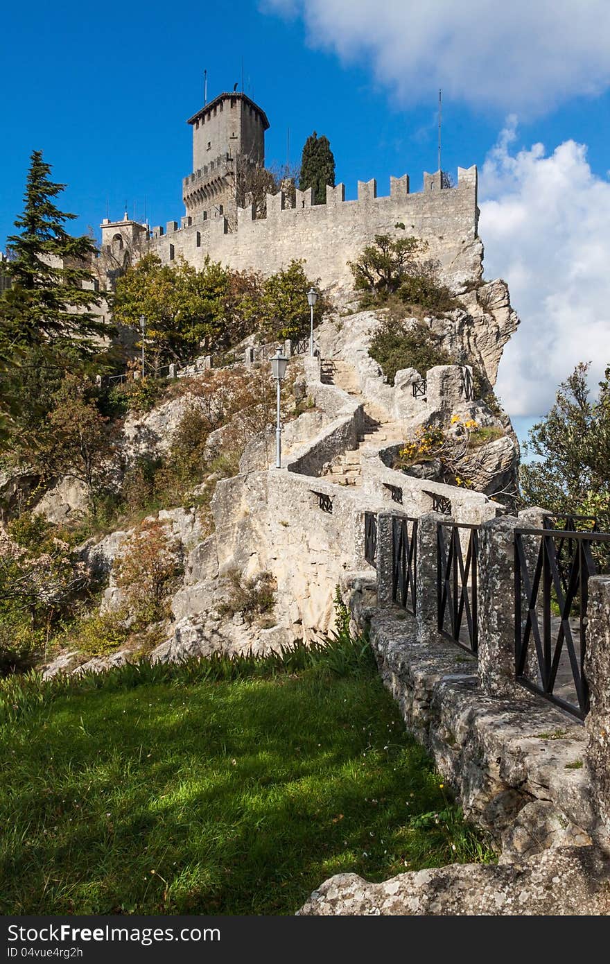 Castle In San Marino