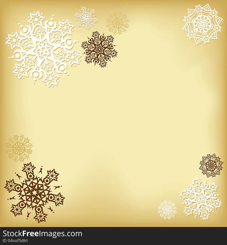 Background with snowflakes