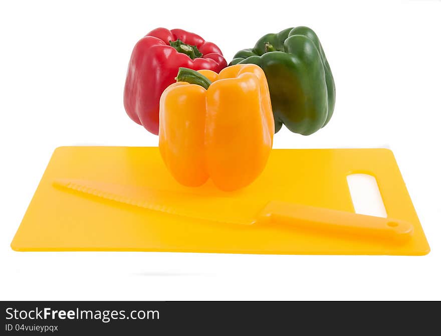 Slice Bell Peppers