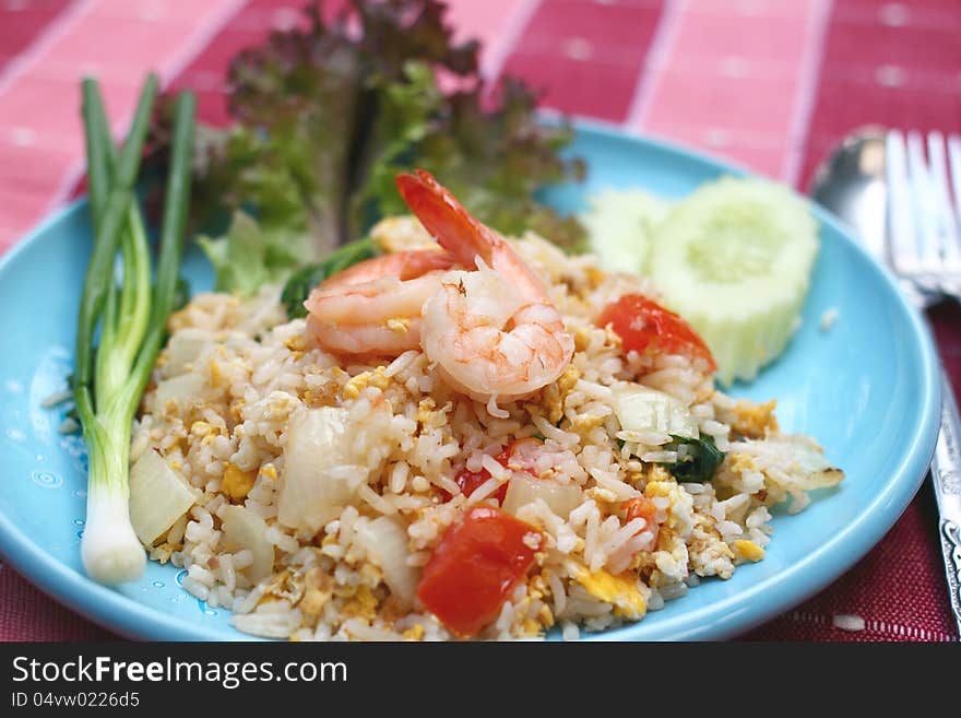 Shrimp fried rice