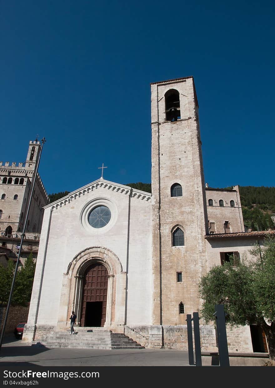 San Giovanni Church in Gubbio-Italy