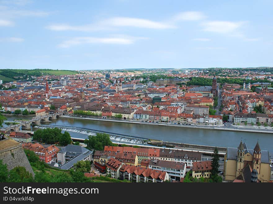 View landscape würburg