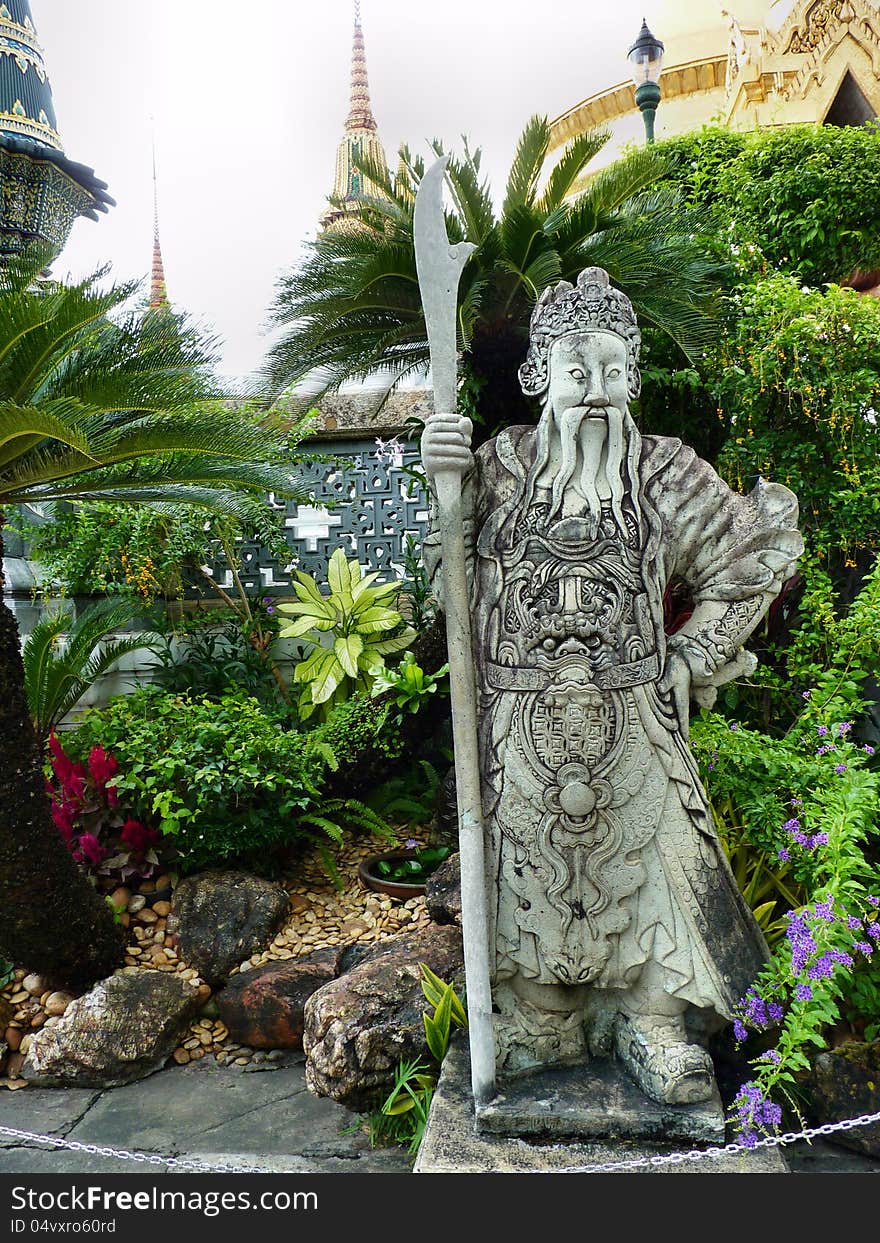 Statue At Grand Palace