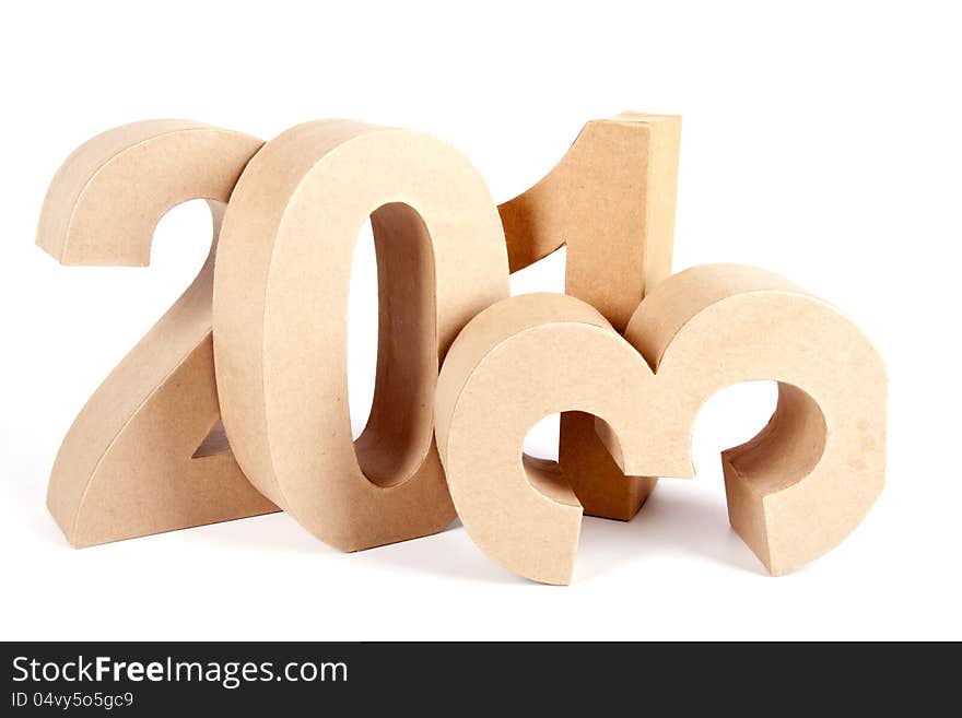 2013 In Paper 3D Numbers