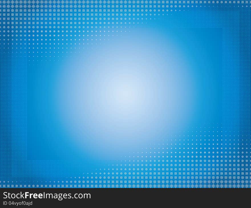 Abstract halft-tone background with vibrant blue colors and rich shadowing. Abstract halft-tone background with vibrant blue colors and rich shadowing.