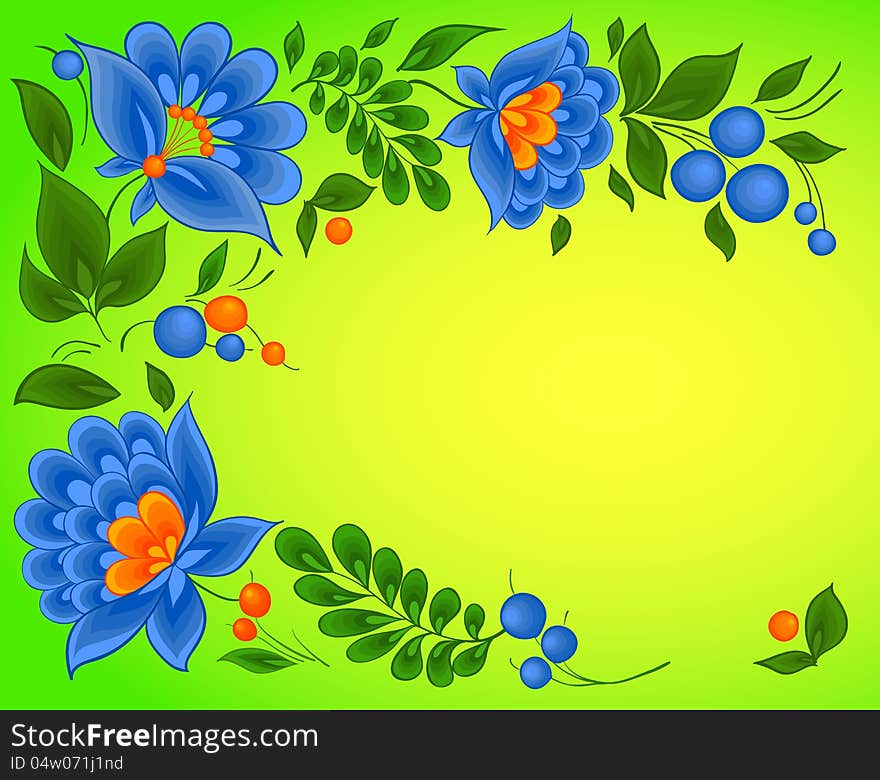 Vector floral backgrounds