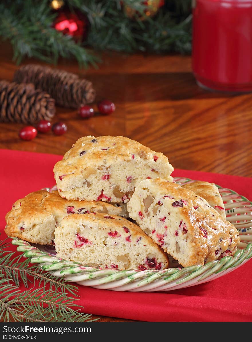 Holiday Cranberry Scones