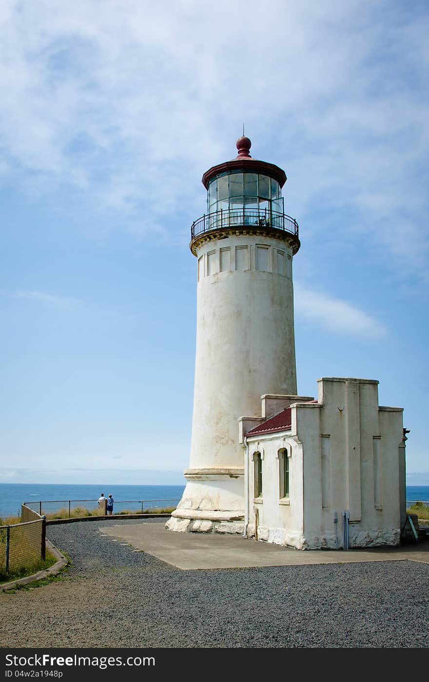 The North Head Lighthouse at Cape Disappointment in Washington State has been in continuous service as a navigation aid on the Pacific coast at the mouth of the Columbia River since 1898. The North Head Lighthouse at Cape Disappointment in Washington State has been in continuous service as a navigation aid on the Pacific coast at the mouth of the Columbia River since 1898.