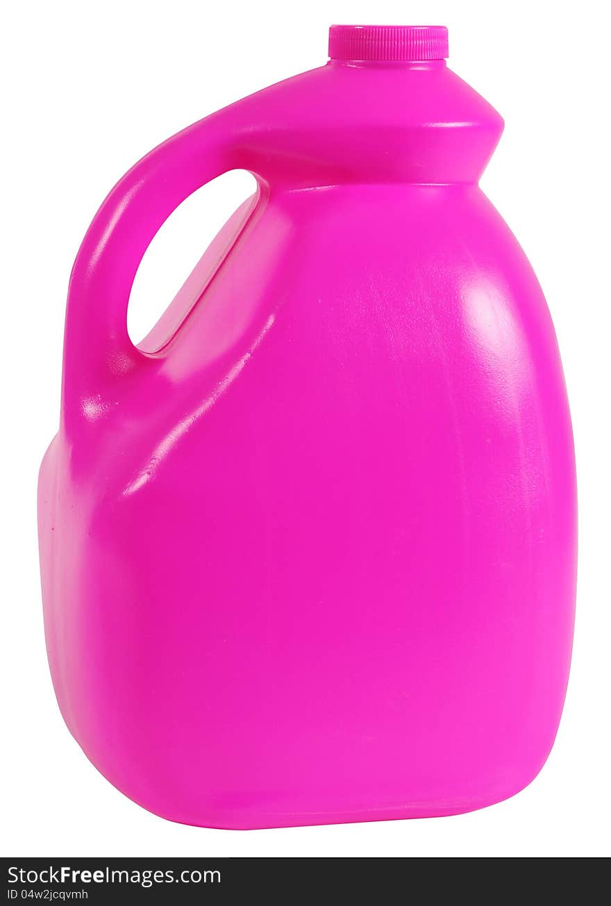 Detergent bottle. Isolated