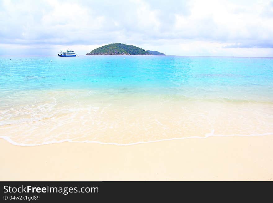 Tripical beach similan island