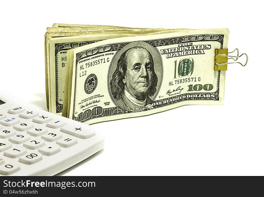 US Dollar and Calculator